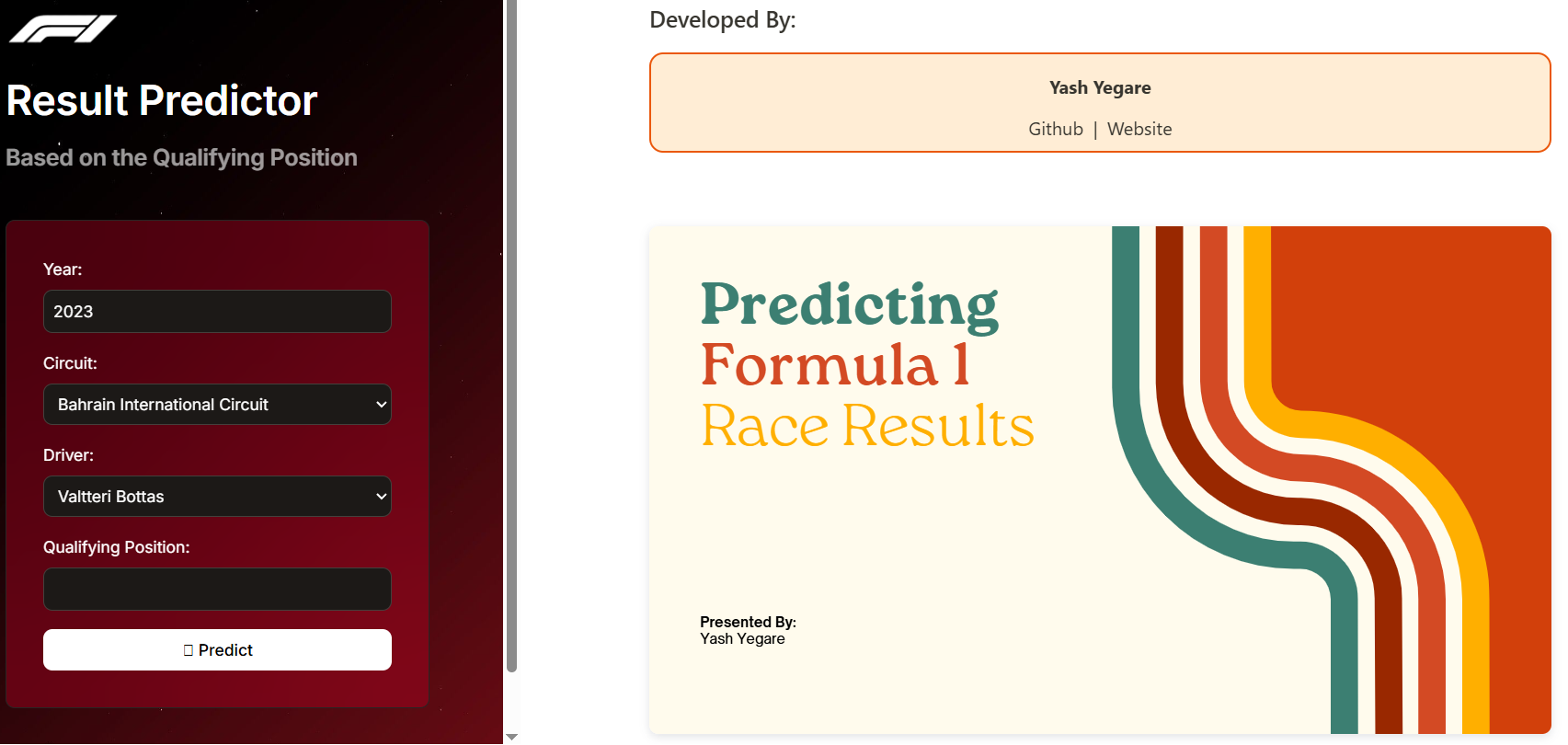 F-1 Race Winner Prediction